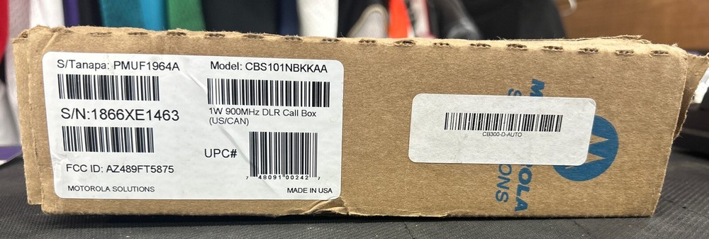 Motorola CB300-D Digital Retail Call Box (Unit)