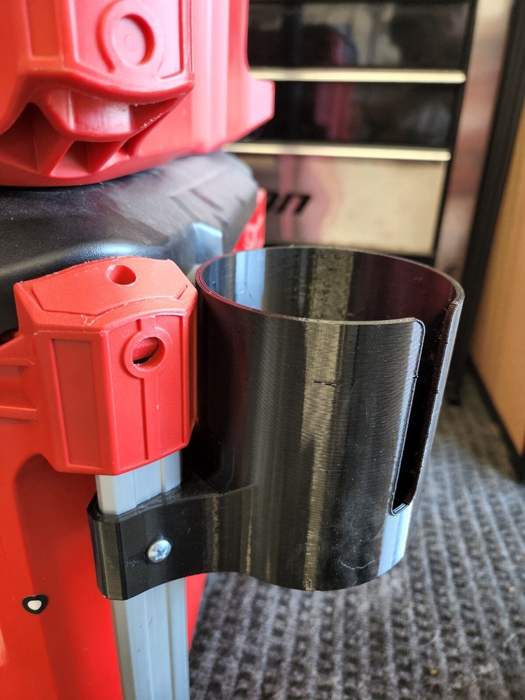 i3DShop Milwaukee Packout Cup Holder Mount LEFT SIDE