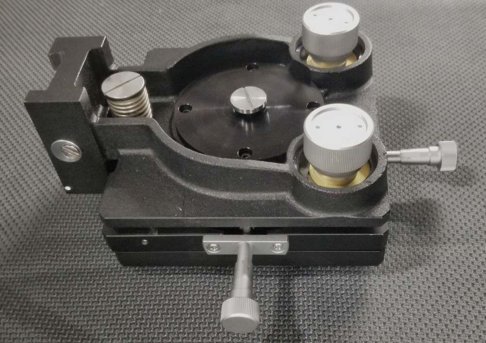 Nikon Interferometry Stage IF Tilting Rotating XY w/ Toolmaker Microscope Mount