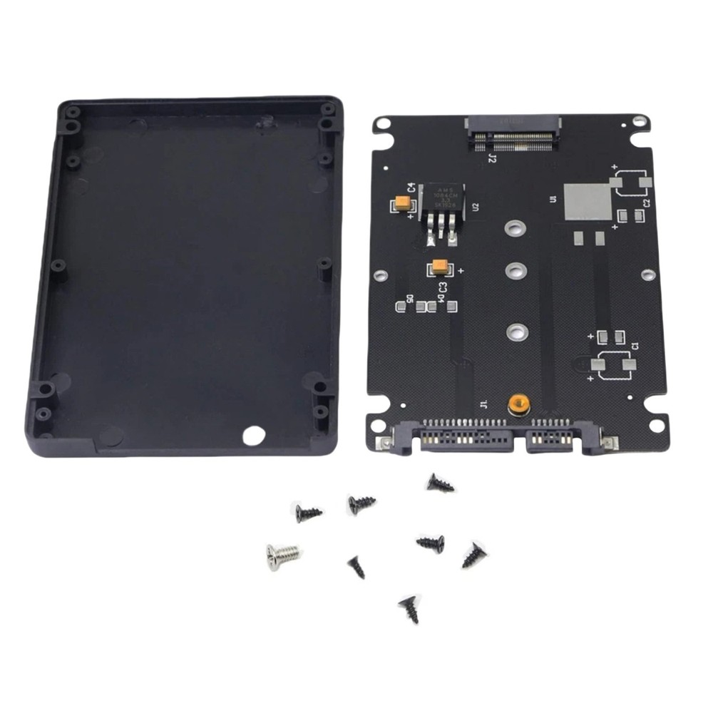 M.2 NGFF to 2.5" SATA Converter 6Gbps Enclosure Support B&M Key Win/Linux