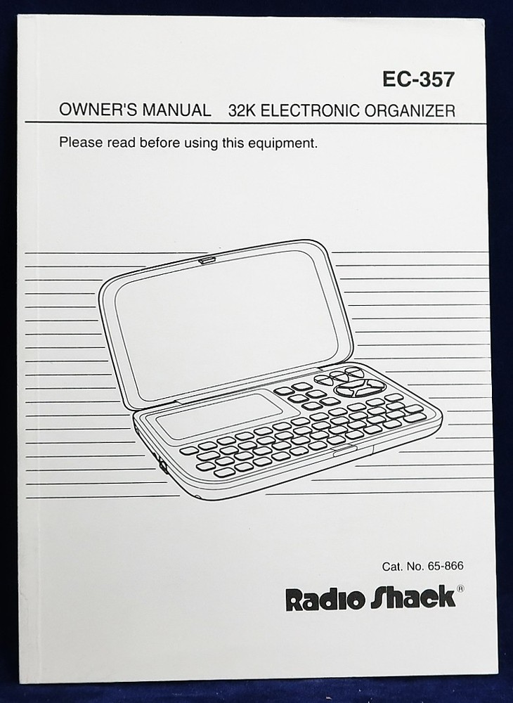 Radio Shack EC-357 32K Memory Electronic Organizer with Box & Manual Working