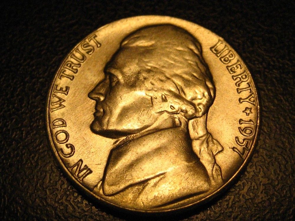 1957-D Jefferson Head Nickel GEM BU