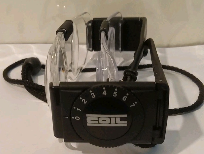 Coil - Adjustable Spectacle Binocular Vision Magnifying Glasses Far Vision 2x