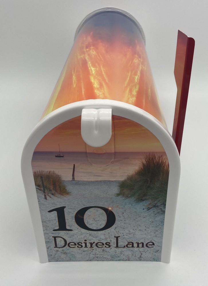 Beach Decor Custom Mailbox - Personalized gift for her