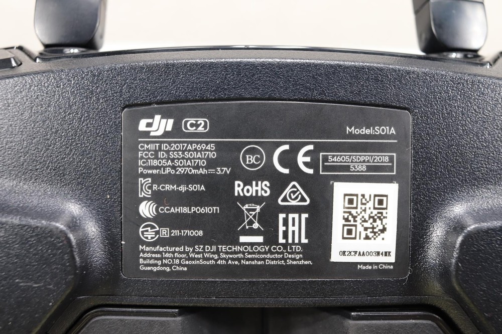 DJI Mavic Air Remote Controller Tested and Works Model SO1A