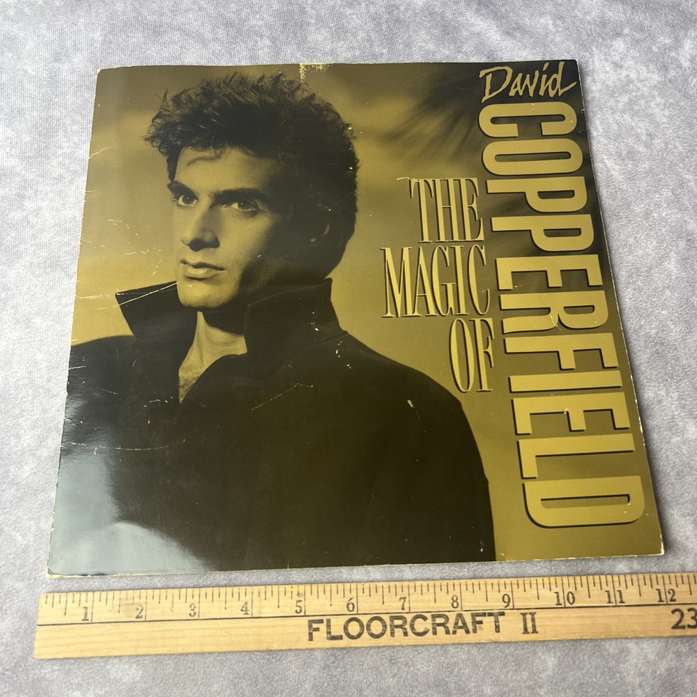 David Copperfield Signed Magic Show Program Vintage Illusionist Memorabilia