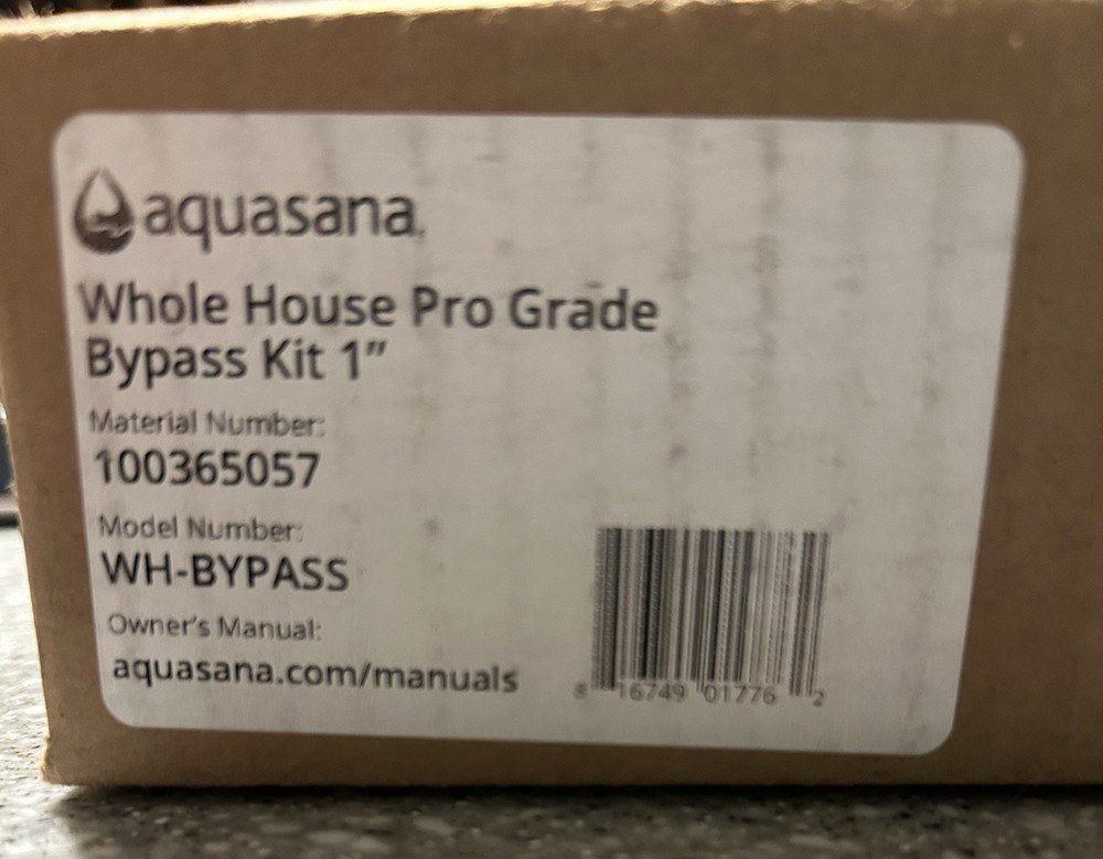 Aquasana Bypass Kit WH-BYPASS