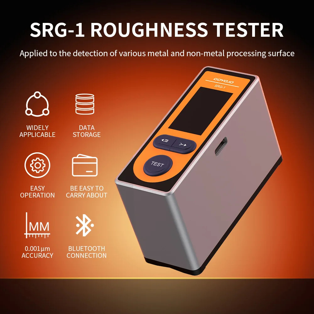Portable Surface Roughness Tester High Precision Metal IPS TFT 500 Data Storage