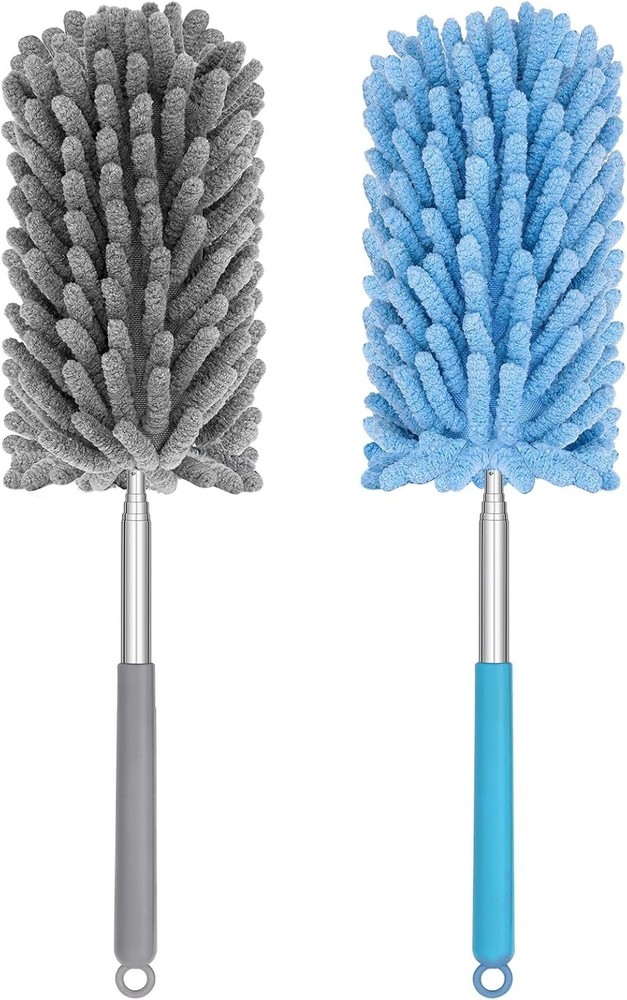 Dual-Pack Bendable Dusters - 360° Flexibility for Immaculate Cleaning Everywhere