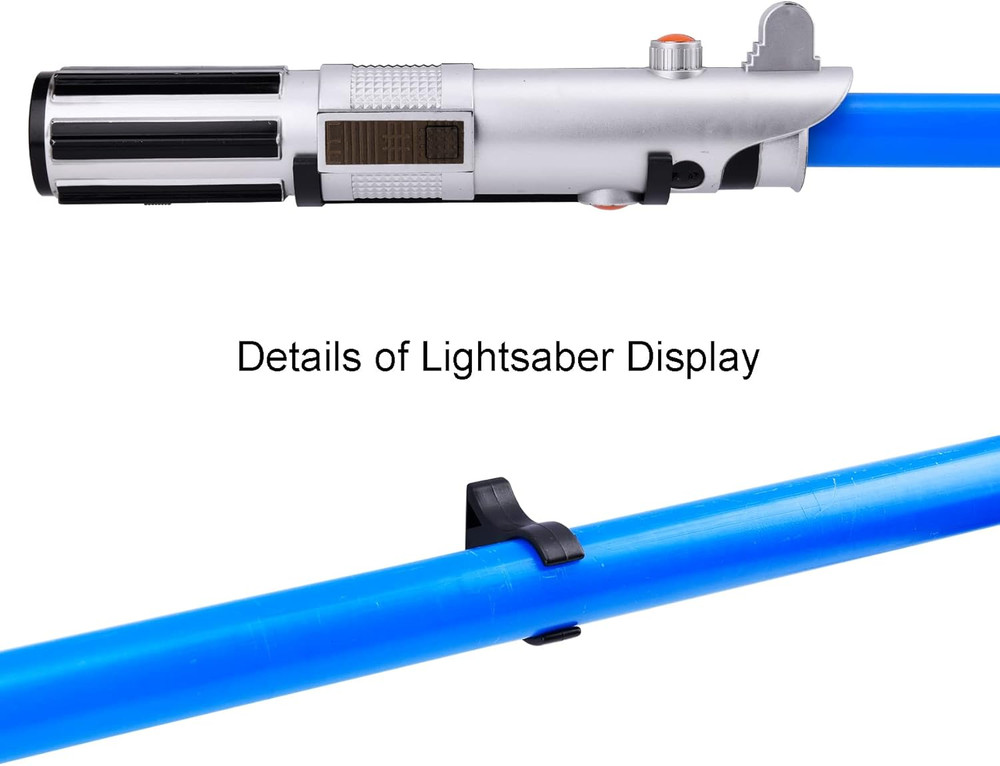 Horizontal Lightsaber Wall Mount Holder Light Saber Display Rack Hook Stand, Com