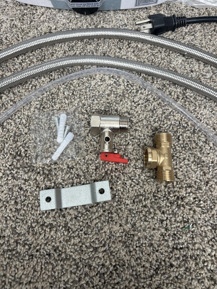 2.5 Gal Under Sink Water Heater 1500W 120V Mini RV Kitchen w/ Hoses