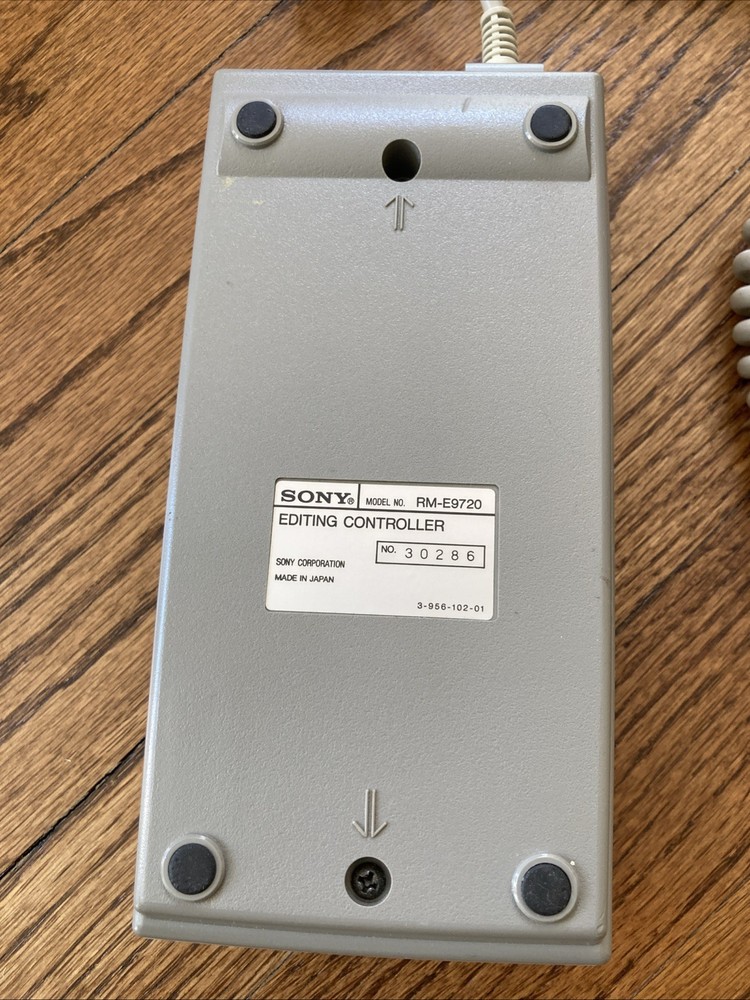 Sony RM-E9720 Editing Controller. UNTESTED. SOLD AS IS.