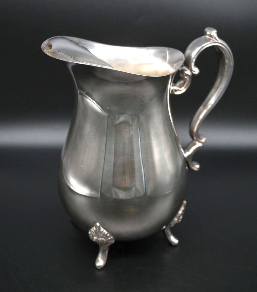 Pilgrim - Silver-plate Pitcher W/Ice Guard - c1950 - Friedman Silver Co.