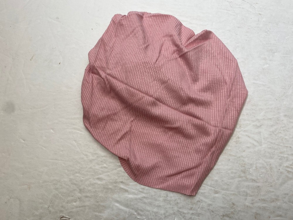 Baby Plain Ribbed Headwrap • Light Pink