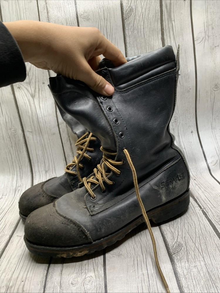 Servus Working Boots SZ 9 Used Black