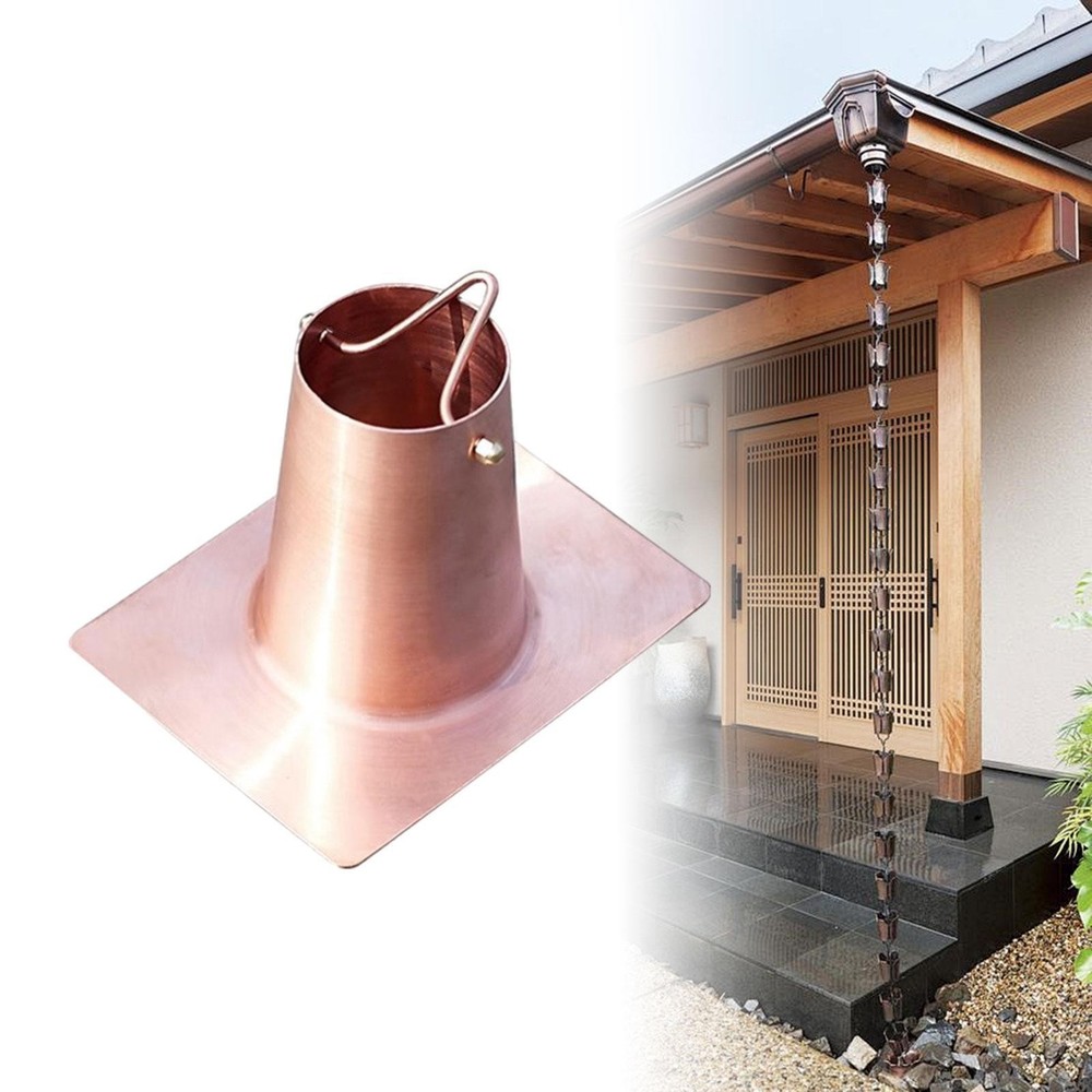 Rain Chain Gutter Adapter Replacement Ornament Decorative Part Supplies