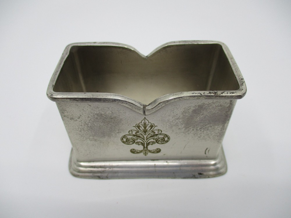 MUD PIE PEWTER SUGAR PACK HOLDER - 1009B