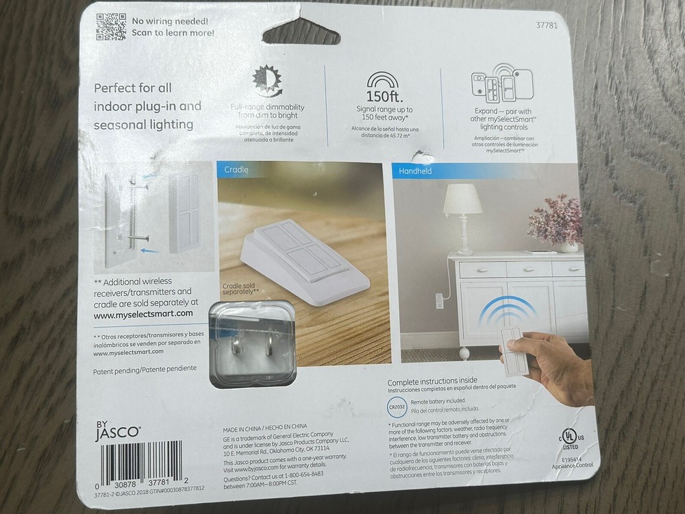 Jasco Products 224278 Remote & Dim Light Control