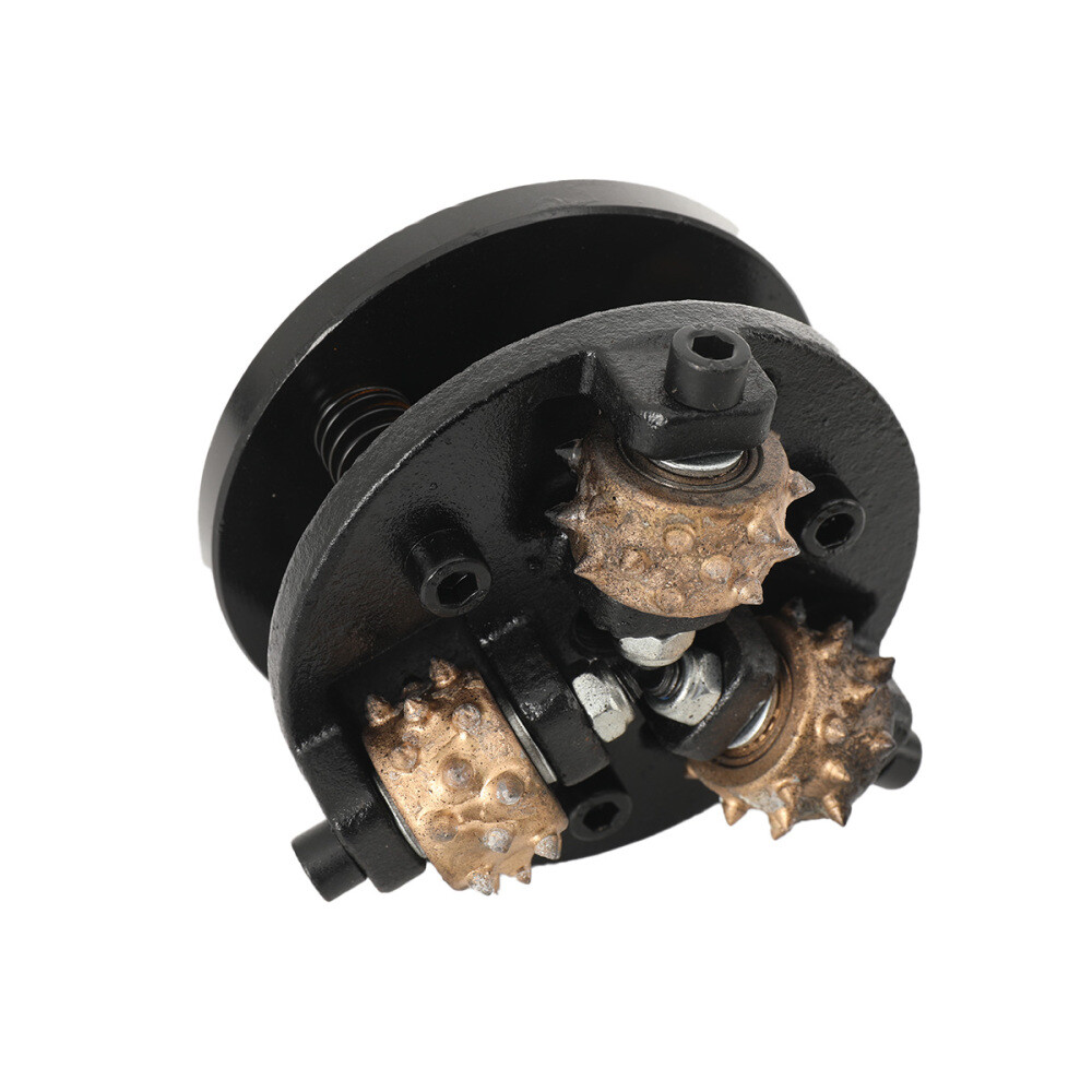Three-Head Alloy Grinding Disc Concrete Wall Roller Plate Chiseling Hammer Head