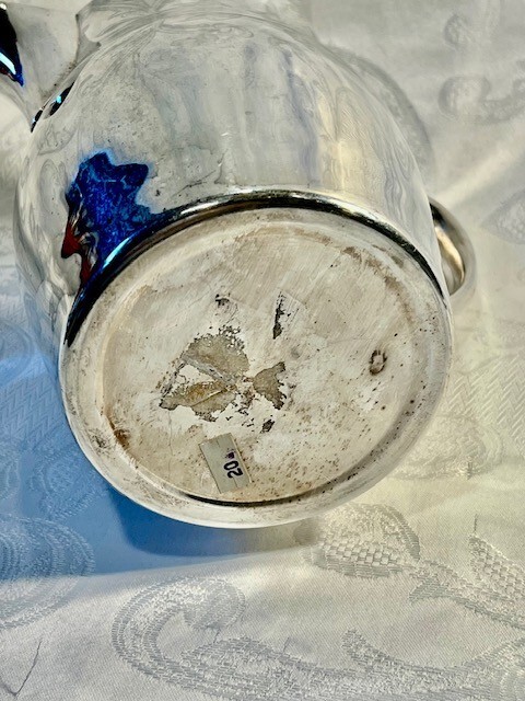 Vintage Sheridan Silver Plated Water Pitcher