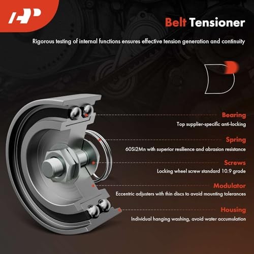 Engine Serpentine Belt Drive Kit Compatible with International Harvester