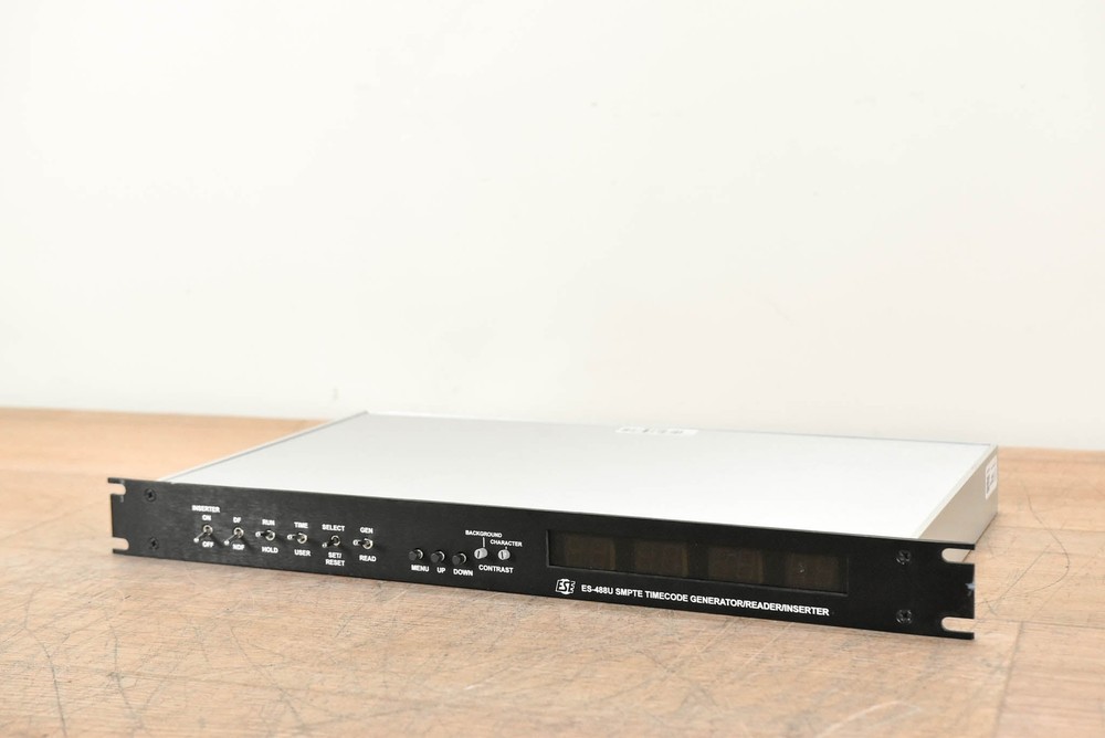 ESE ES-488U SMPTE / EBU Time Code Reader, Generator, and Video Inserter CG00PRF
