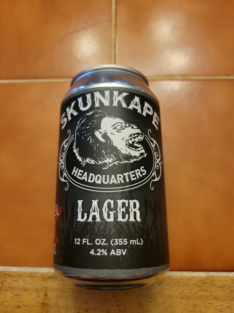 Skunkape Lager 12oz Beer Can