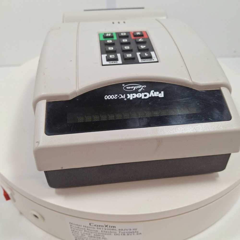 Lathem PayClock PC-2000 Time Clock System – Legacy Payroll Terminal Tested