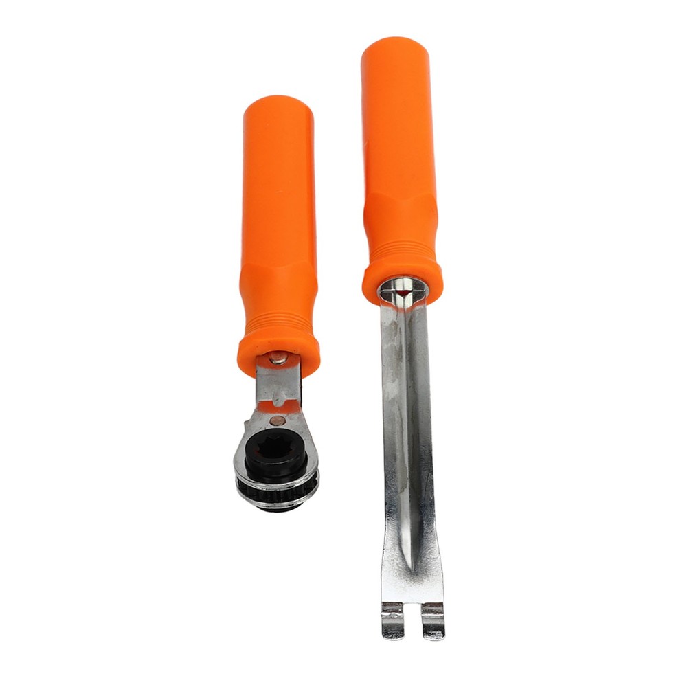 2PCS Automatic Slack Adjuster Tool Set Fork End Release Tool Double Square