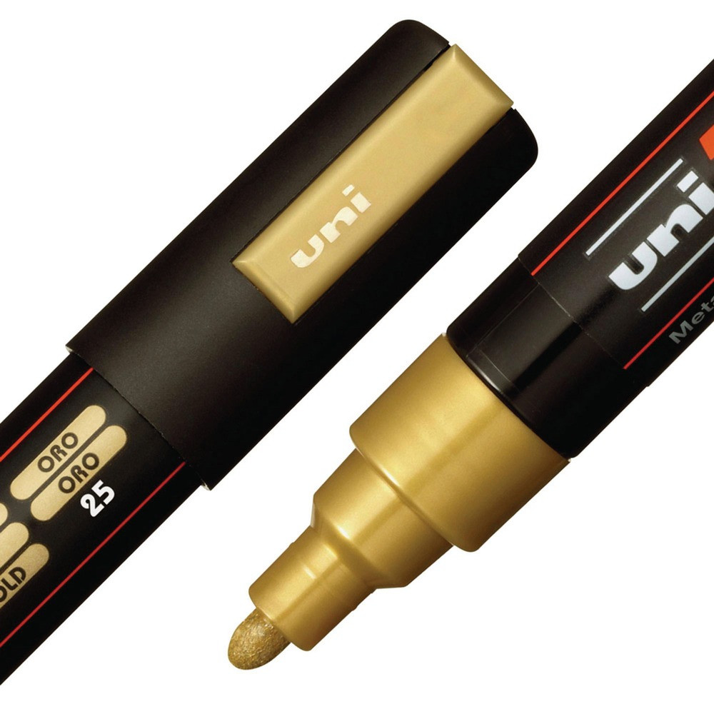 uni-ball PC5M4C Medium Bullet Tip Water-Based Paint Marker - Assorted (4/ST) New