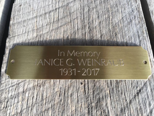 Custom Personalized Solid Brass Engraved 8" X 2" Stable/Stall Plate w/screws