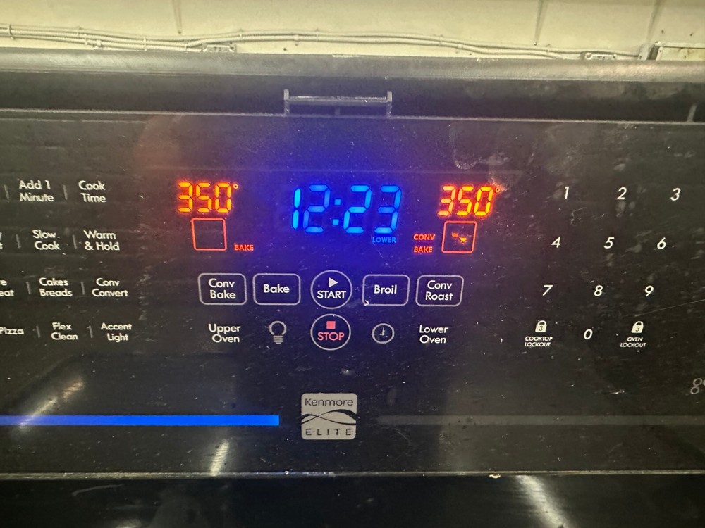 Genuine Kenmore Range Oven, User Interface # 316575402