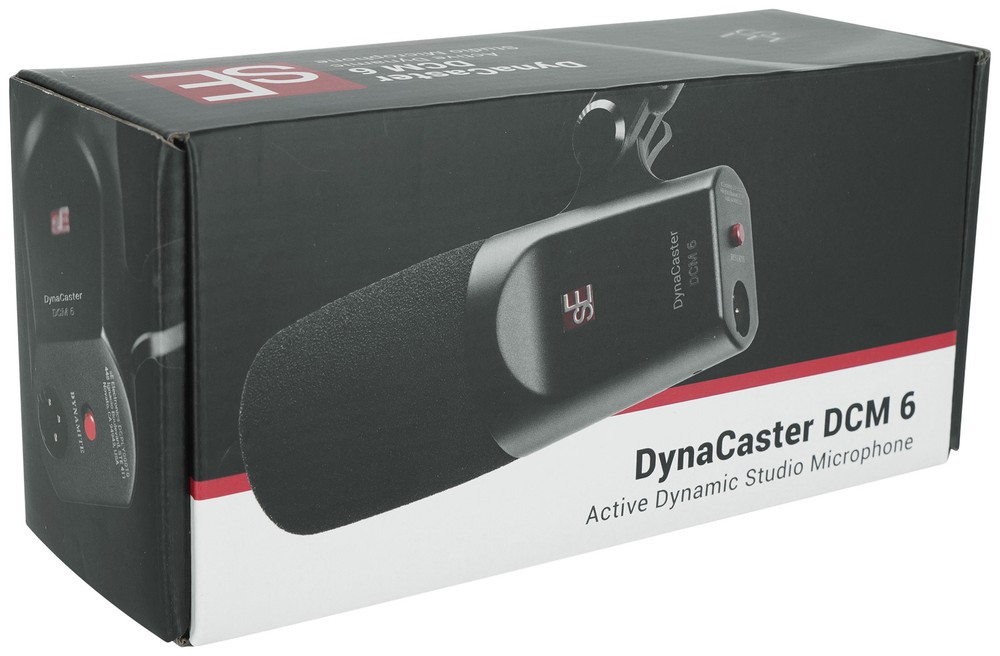 Se Electronics DynaCaster DCM6 Front-Addressed Broadcast Podcast Microphone Mic