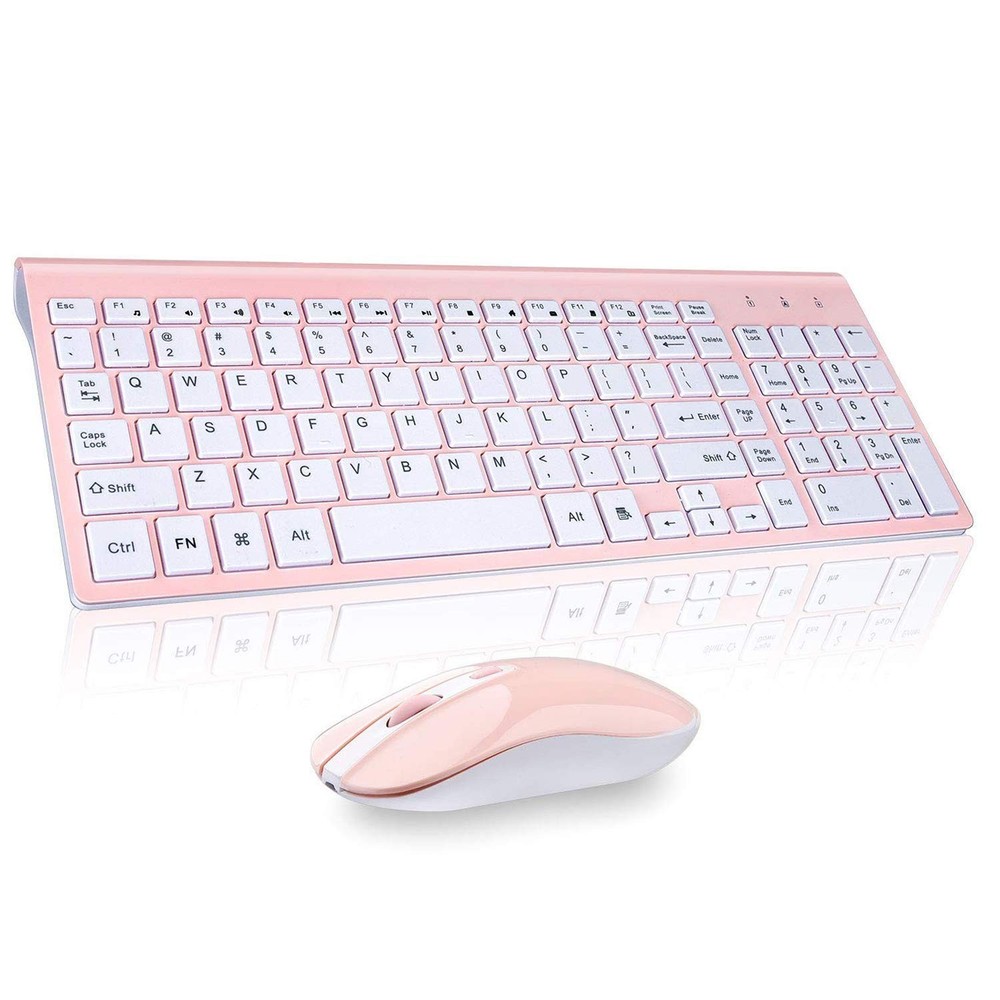 cimetech Wireless Keyboard and Mouse Combo, Compact Full Size Wireless Keyboa...