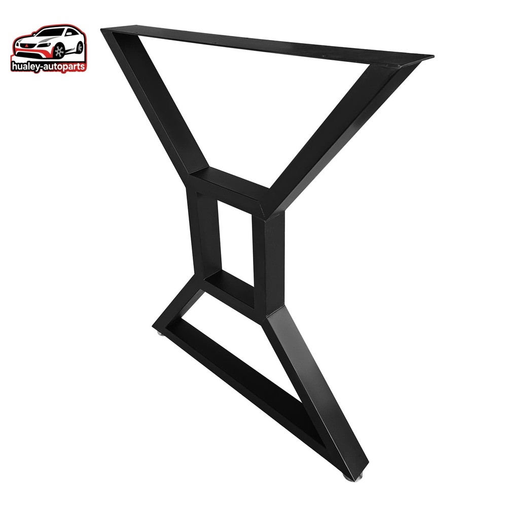 28''X-Shaped, 2PCs 440 Lbs Capacity, Black, Anti-Rust Iron, Baking Table Leg