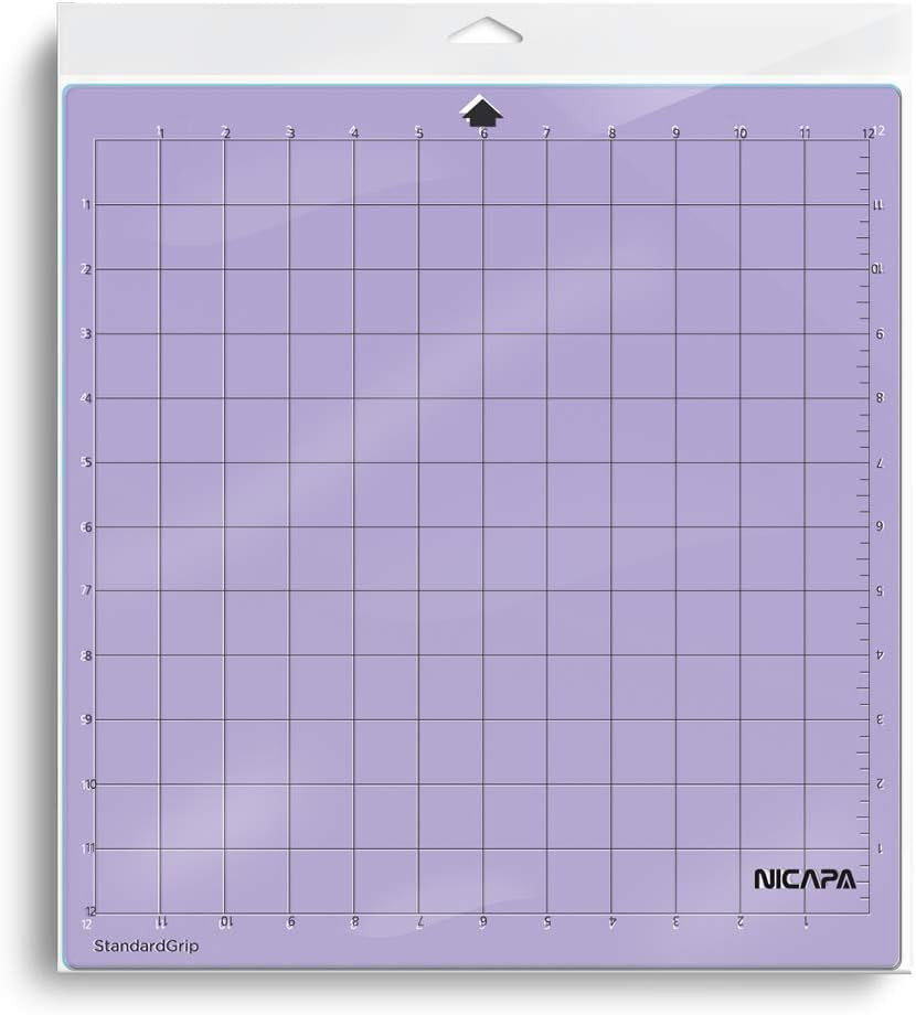Replacement Cutting Mat for Silhouette(12X12 Inch 3Pack-Standardgrip、Lightgrip、S