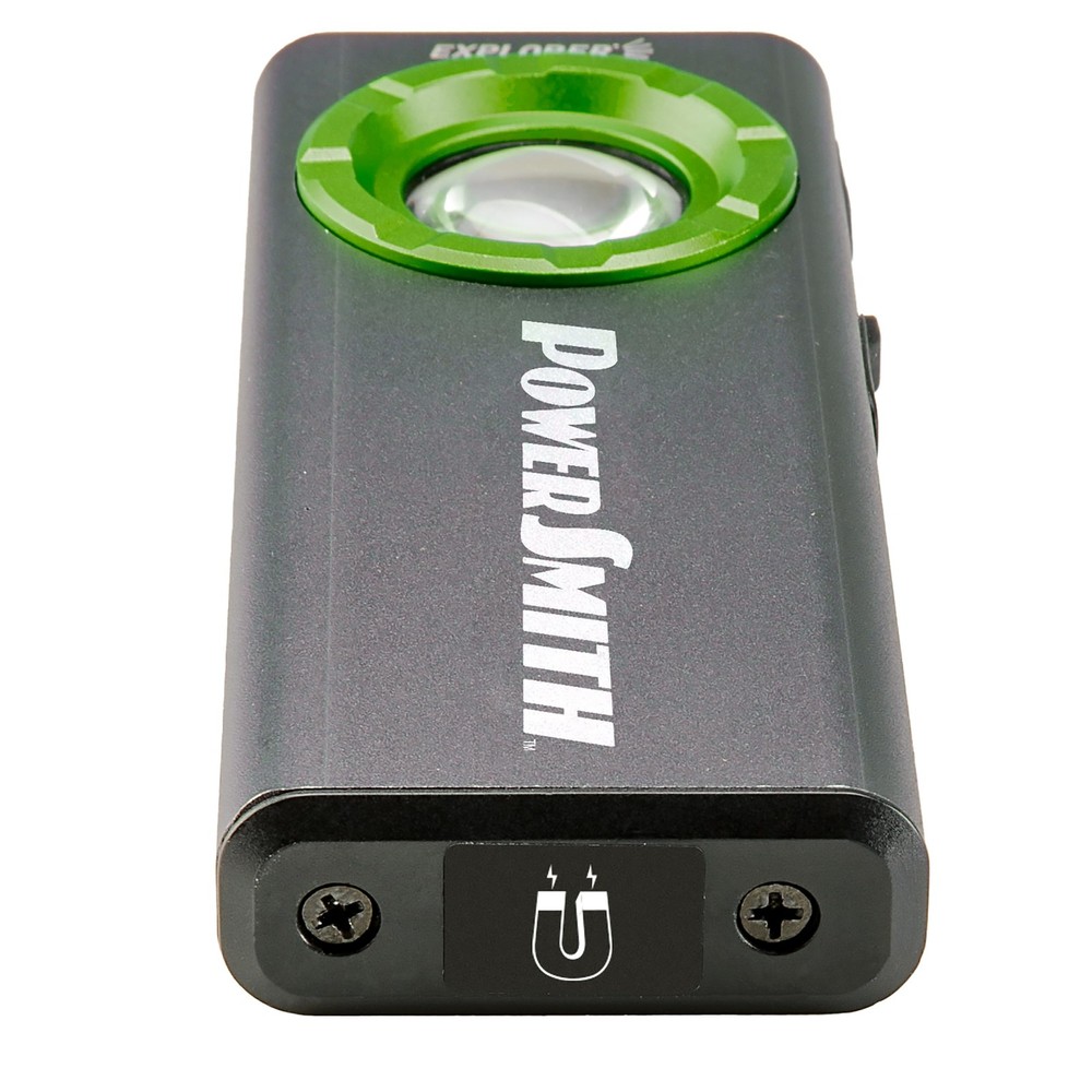 Rechargeable Work Light, Power Bank 1200 Lumen Slim Flat Flashlight with Meta...