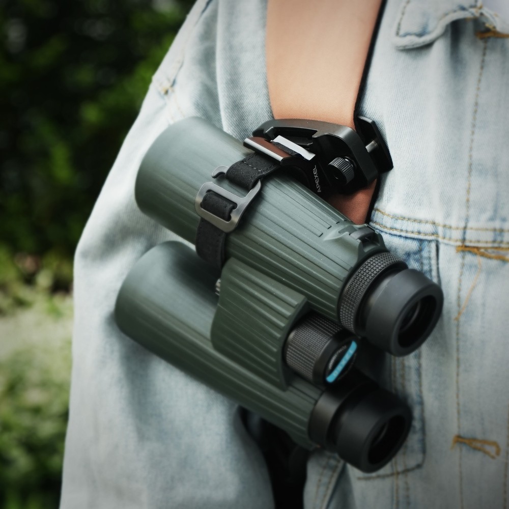 APEXEL Binoculars Strap with 38mm Quick Release Plate & 1/4" Threaded Interface