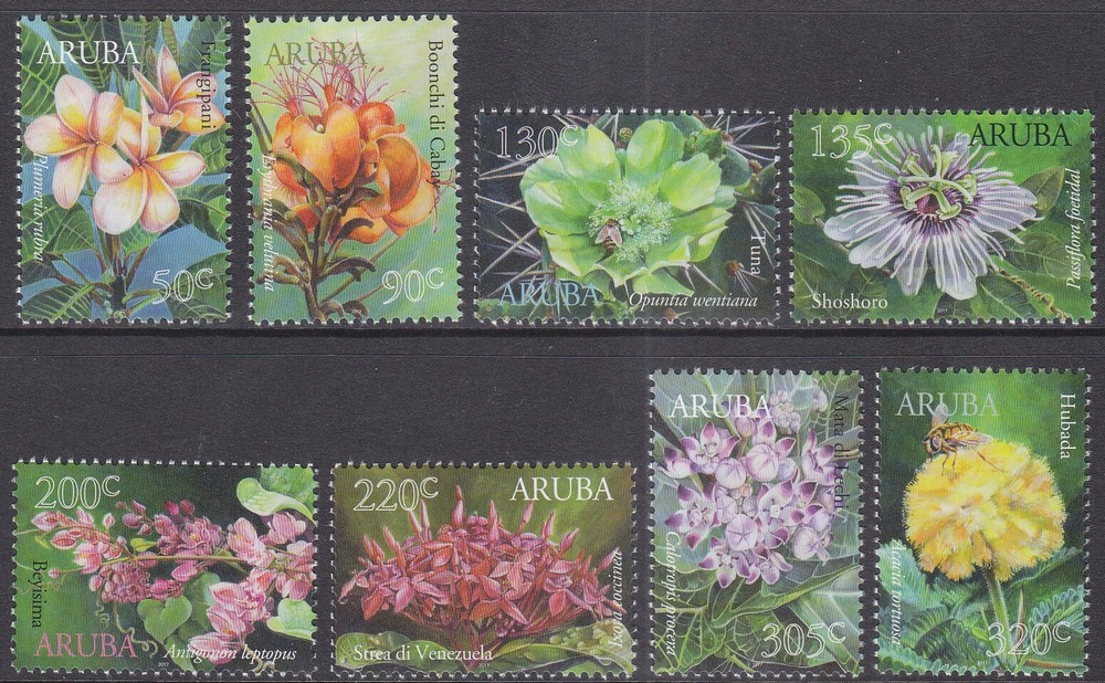 Arubu Issue 2017 (959-966) Flowers