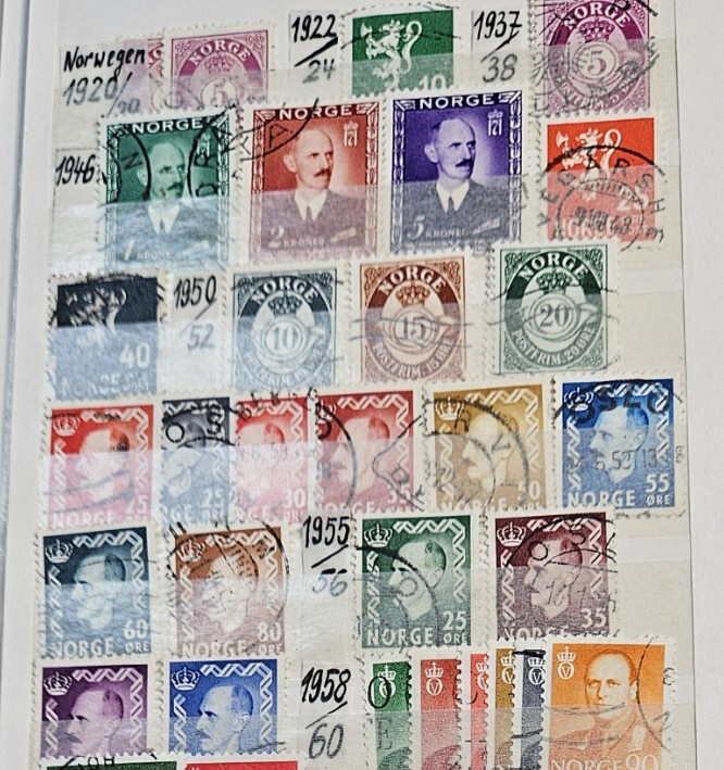 Norway Small Collection Used, VF (XG05)