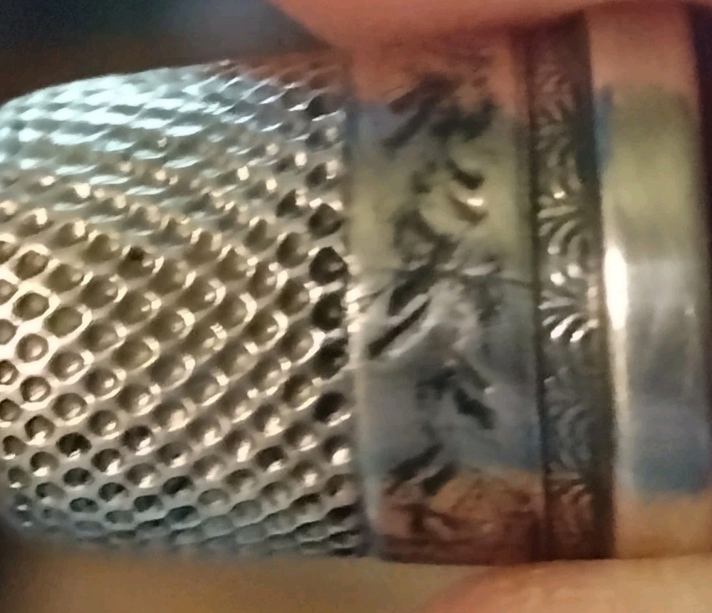 Vintage Sterling Silver Thimble