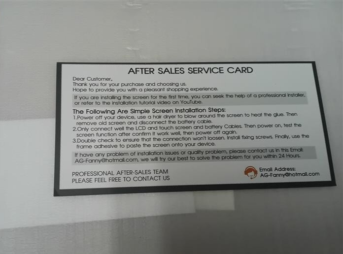 ID-Air 5 5th 2022 tablet replacement face