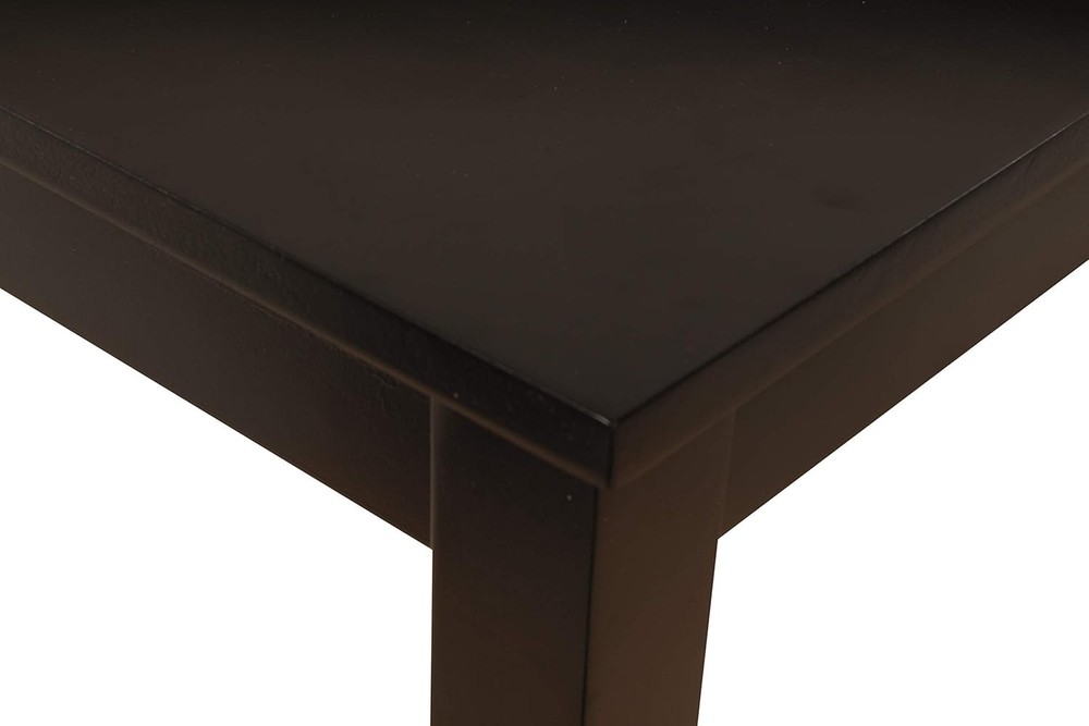 Indoor Rectangular Dining Table with Assembly Tools Included, No Tools Needed