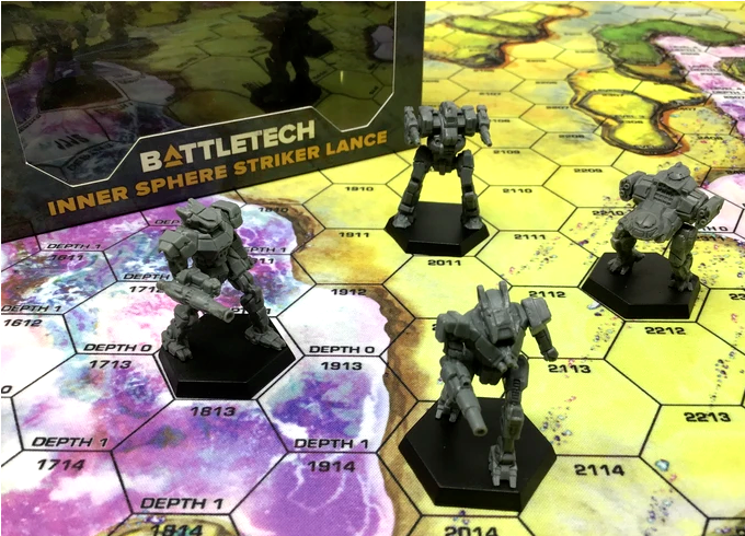 Battletech Inner Sphere Striker Lance Mech Pack Catalyst Jenner Panther Wolfhoun