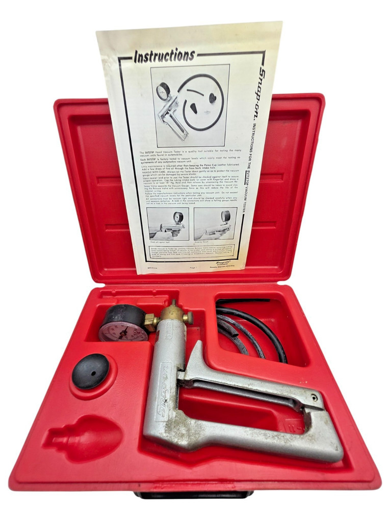 SNAP~ON Vacuum Tester with Case SVT270P