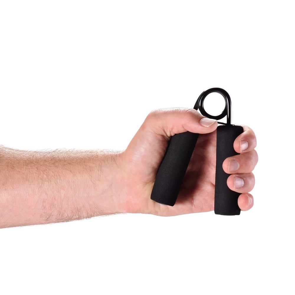 Universal Steel Hand Grips 2-Pack Black for Exercise and Strength Training