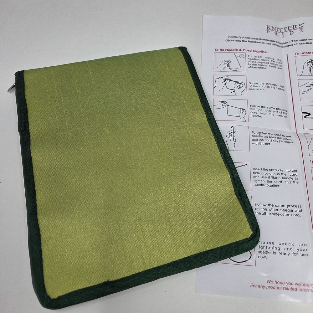 Knitter's Pride Interchangeable Crochet Hooks with Case Missing 3 Hooks READ