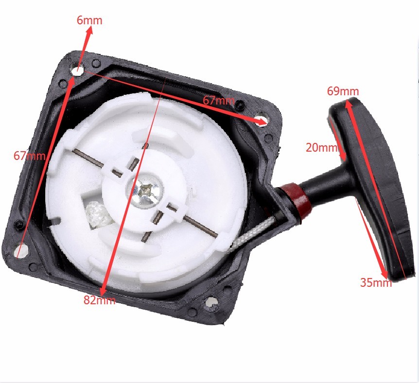 New Pull Start Starter Recoil Assembly For Redmax Echo Husqvarna Backpack Blower