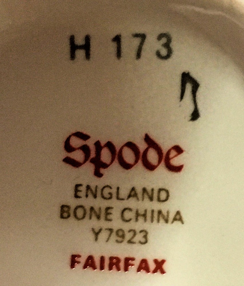 Spode FAIRFAX Footed Cup and Saucer MORE Items Available
