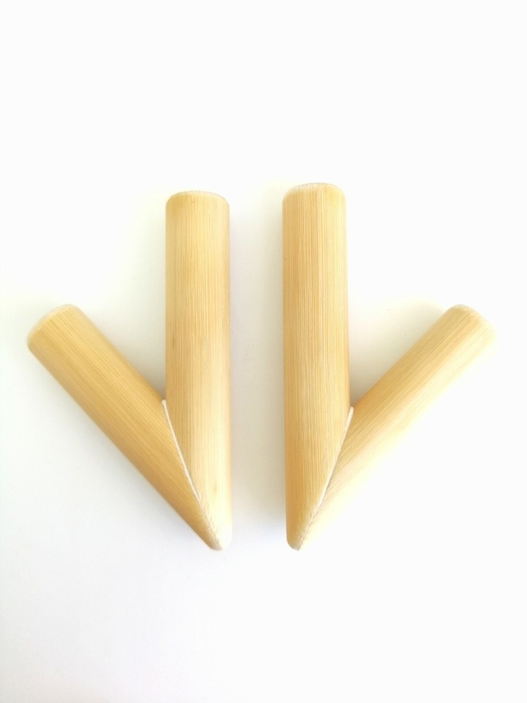 Rape pipe (Rapé) shamanic native indigenous applicator. Real Bamboo handmade New